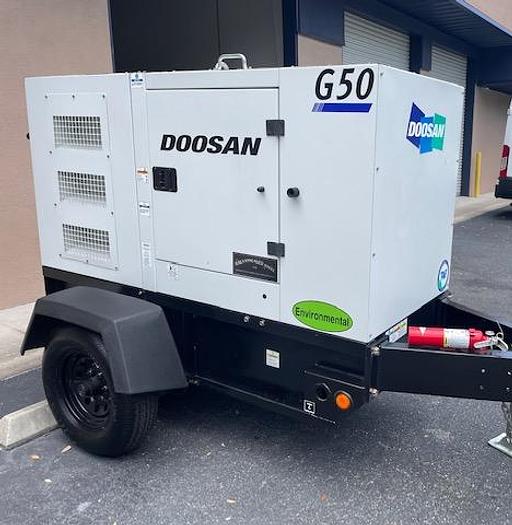 Used G50 Doosan Mobile Generator Tier 4