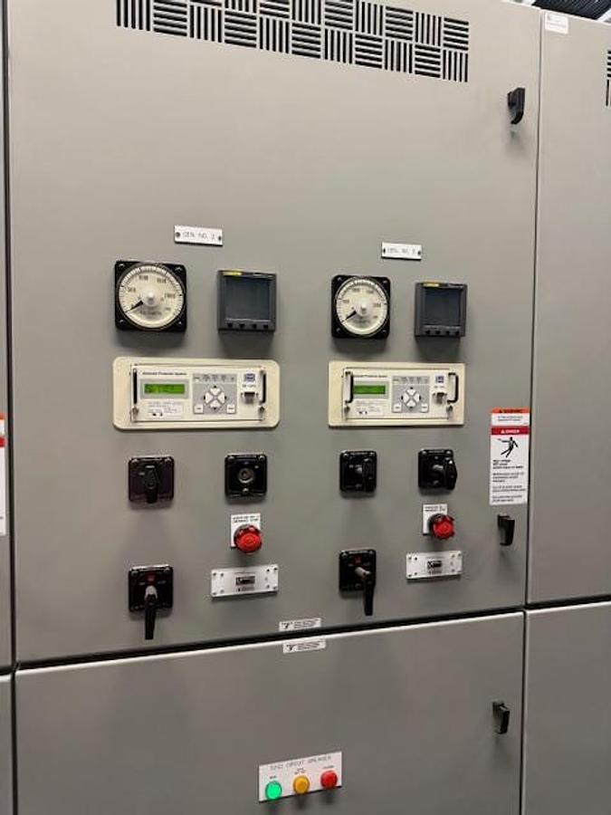 Used 2015 12V4000 MTU 8.75MW Plant 4160 Volt