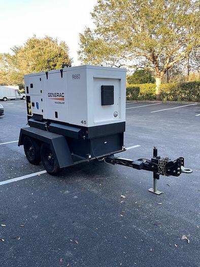 Used Generac 38kW Mobile Generator Set Tier 4 Emissions