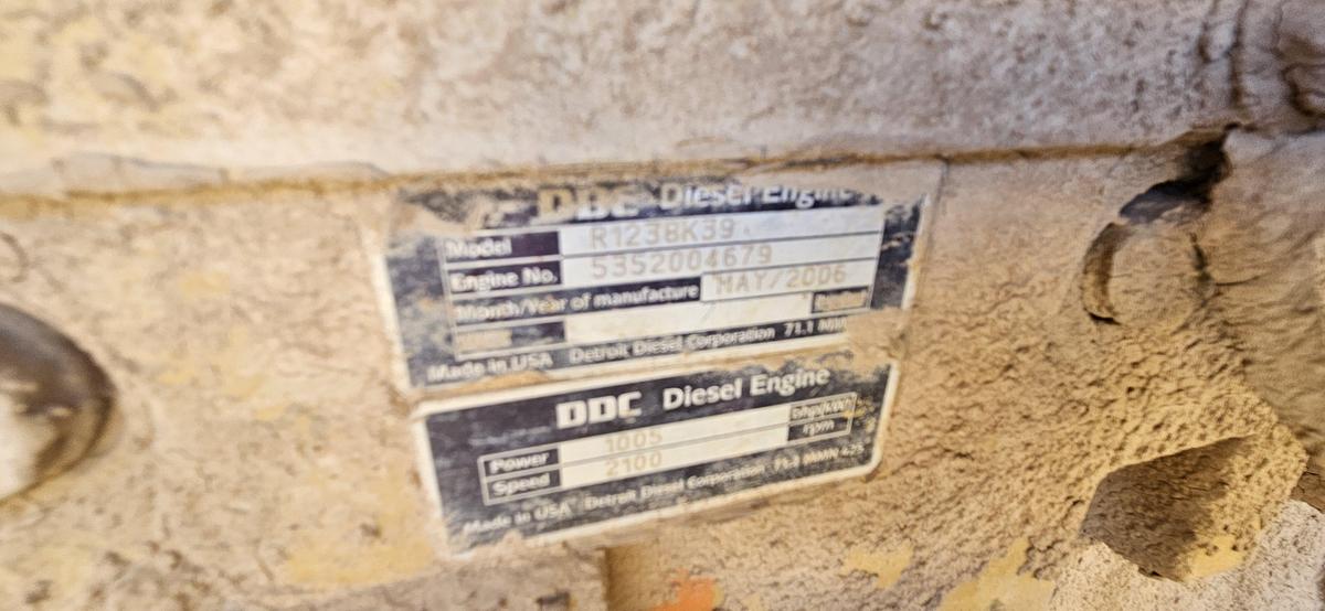 Used MTU 12V2000 Core Crank & Block