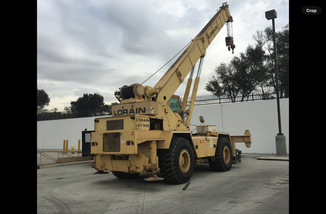 Used 1988 Lorain Crane 30 tons