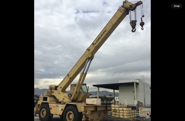 Used 1988 Lorain Crane 30 tons