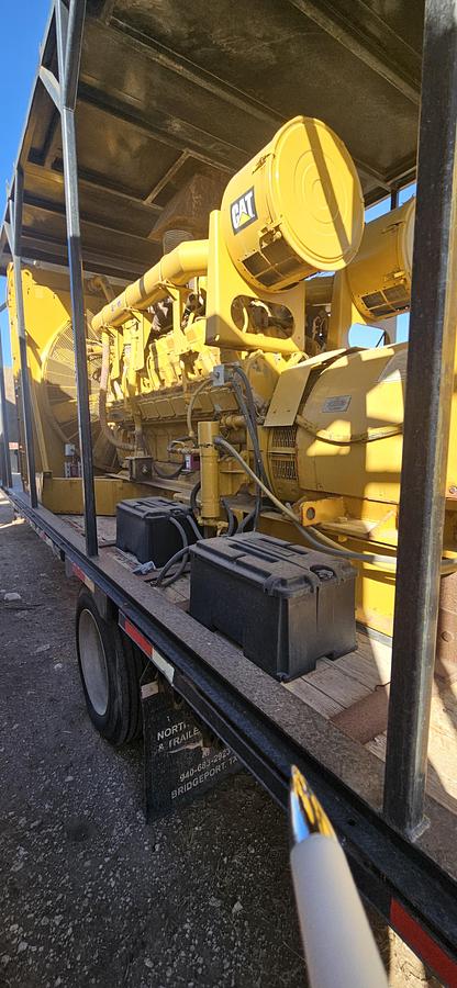 Used Caterpillar 1750kW 3516 Trailer Mounted Generator