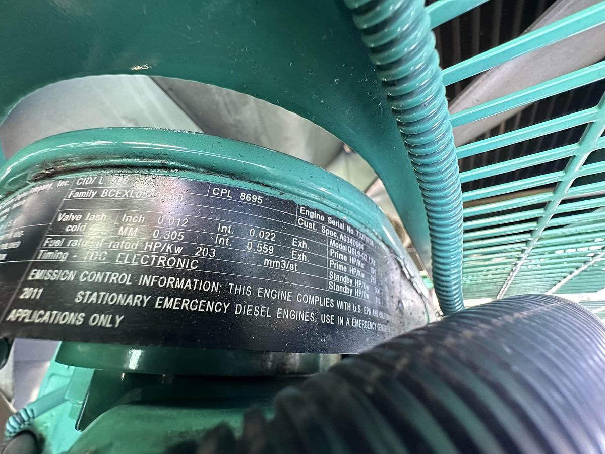 Used 2011 Cummins DSHAD 230kW Tier 4 Final