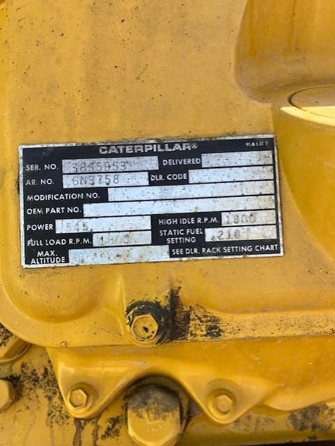 Used 3412 Caterpillar Generator 375kW