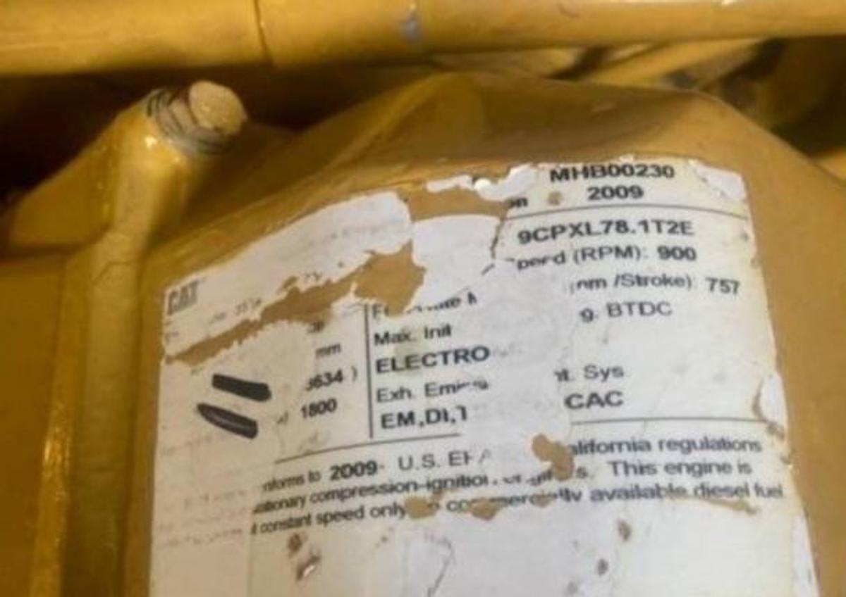 Used 2009 Caterpillar 3516C