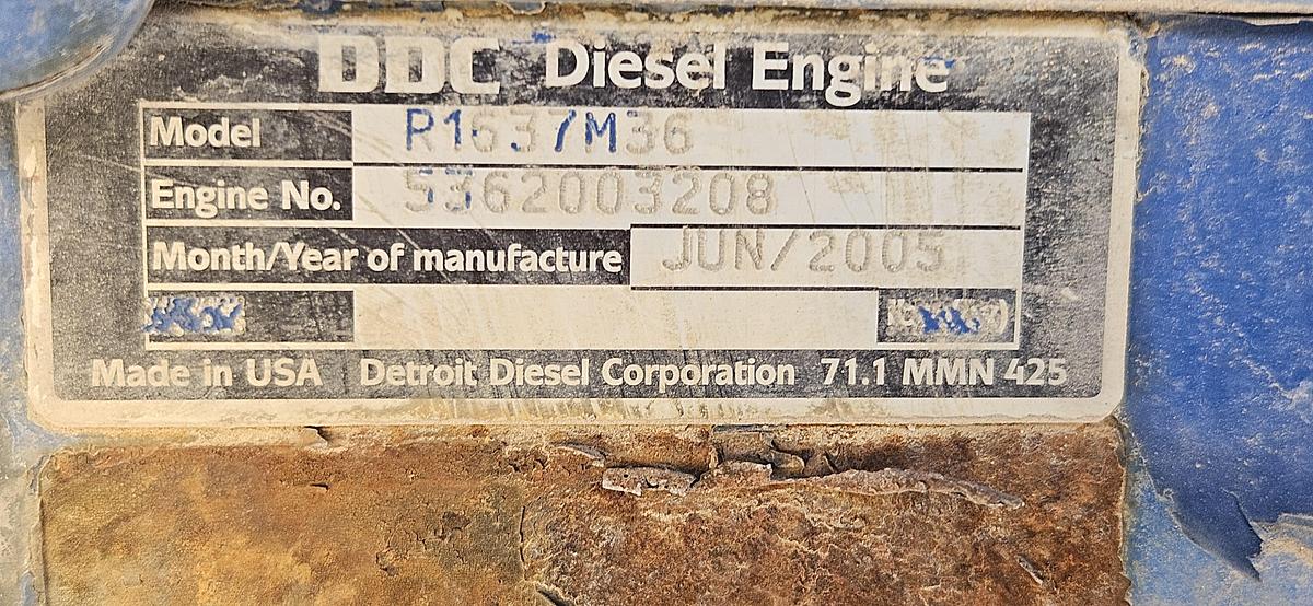 Used MTU 12V2000 Core Crank & Block