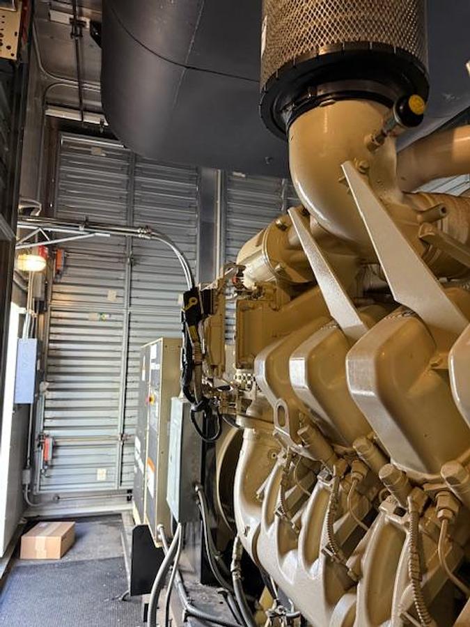 Used 2015 12V4000 MTU 8.75MW Plant 4160 Volt