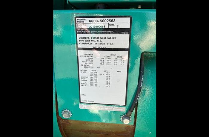 Used Cummins 20kW Generator