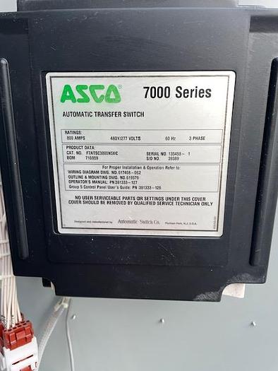 Used 800 Amp ASCO ATS