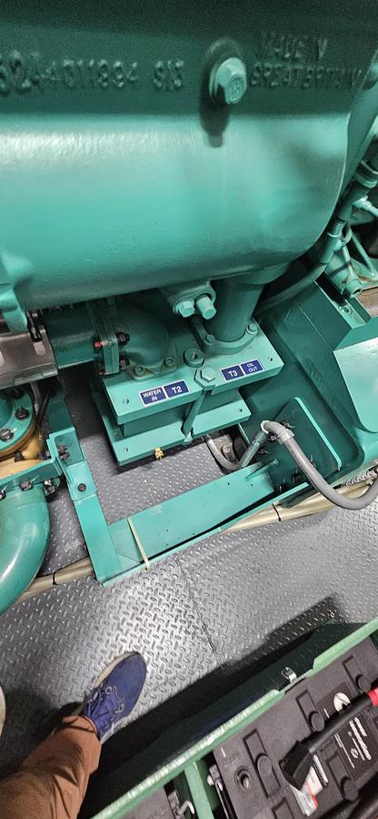 Used Cummins C2000N6CB 480V Gas Generator Set 65dBA at 23ft Enclosure