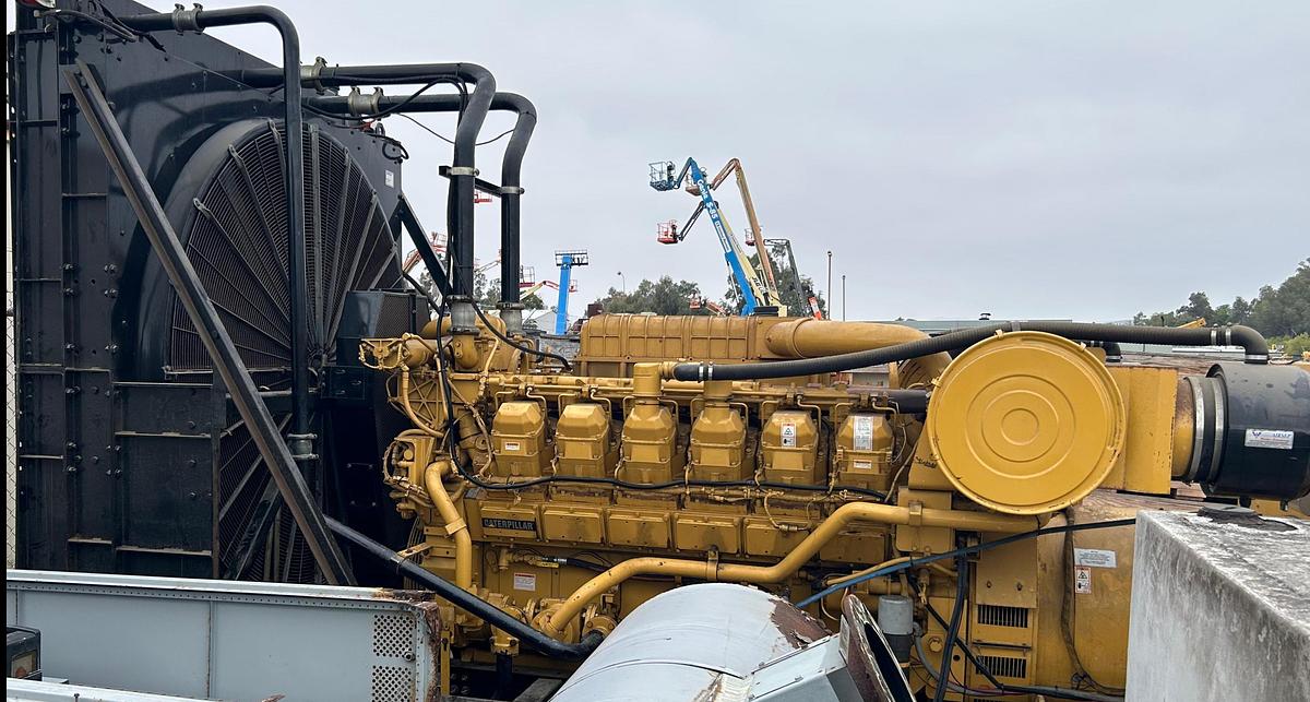 Used Caterpillar 3512B Generator 1250kW