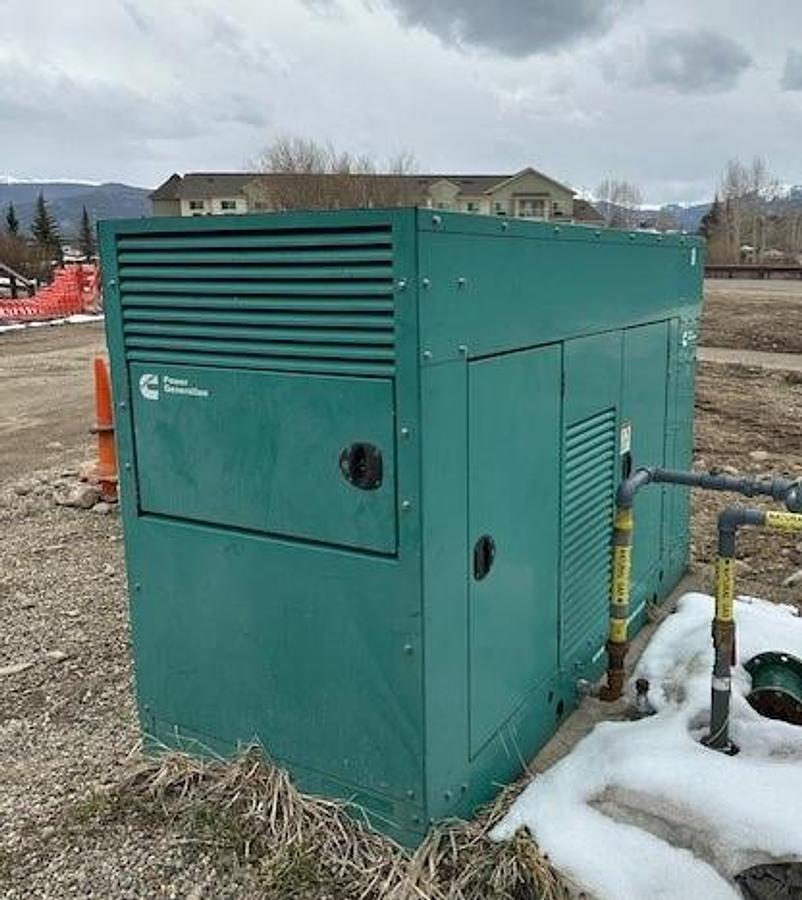 Used Cummins 65kW Generator Low Hours