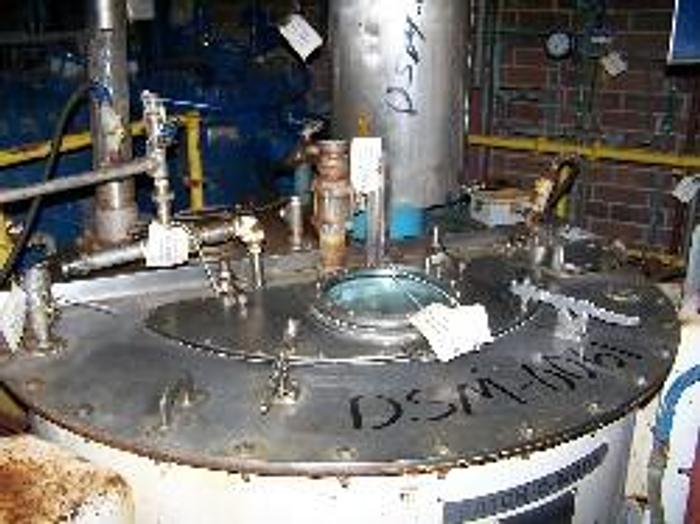 Used Used Ketema Tolhurst Batch-O-Matic T-316L S/S perforated basket centrifuge with hastelloy clad housing