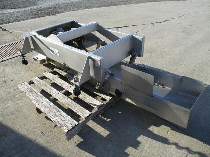 Used Key Iso-Flow Conveyor, Md#406-307; 18" wide x 76" long