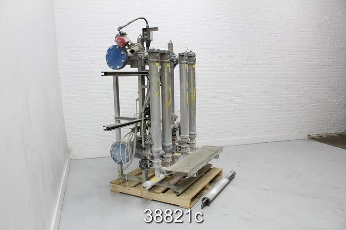 Used AES Albany 4-Bank Canister Filter, Model 5700 54/5A2 #38821