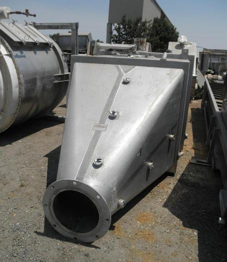 Used Hopper, 150 CF, S/st, 5' X 4.5' X 5.5', Anderson Dahlen, #S741237