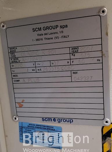 Used 2007 SCM Olimpic K201 Plus Edgebander