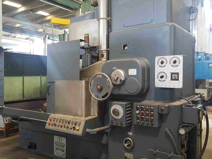 Usato RETTIFICA CON MOLA A TAZZA A TAVOLA GIREVOLE OERLIKON-MATTISON ROTARY 48”