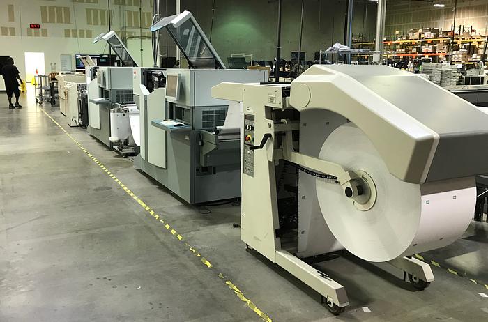 Oce / Roll Systems (RSI) Oce Variostream 7550 TWIN Printing System (Pinfeed / Pinless) - RSI Roll to Cut/Stack