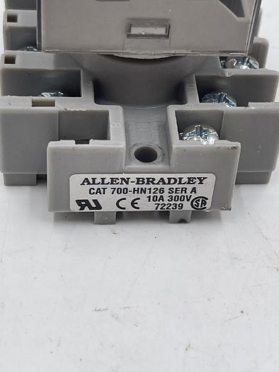 Used Allen-Bradley 700-HN126 Ser A, 700-HA33A24 Ser D 