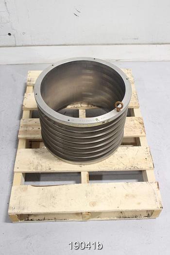 Used Bird 05 Pressure Screen Basket, .012"  Slots #19041