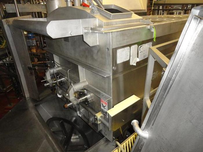 Used Blentech Blender, jacketed, hollow flight & injection. 2012 with Blentech Dumper
