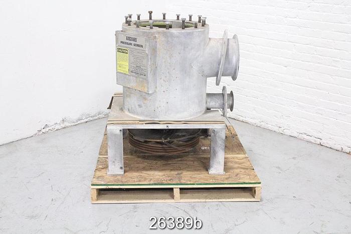 Used Bird Escher Wyss AXIGUARD 3 Pressure Screen, Axiguard 3, Two Foil Rotor, 0.078" Holes #26389