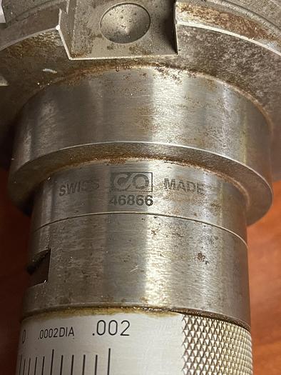Used USED-C/O 46866 SWISS MADE CAT 45 WITH C/O 18036 SWISS MADE ADJUSTABLE BORING HEAD