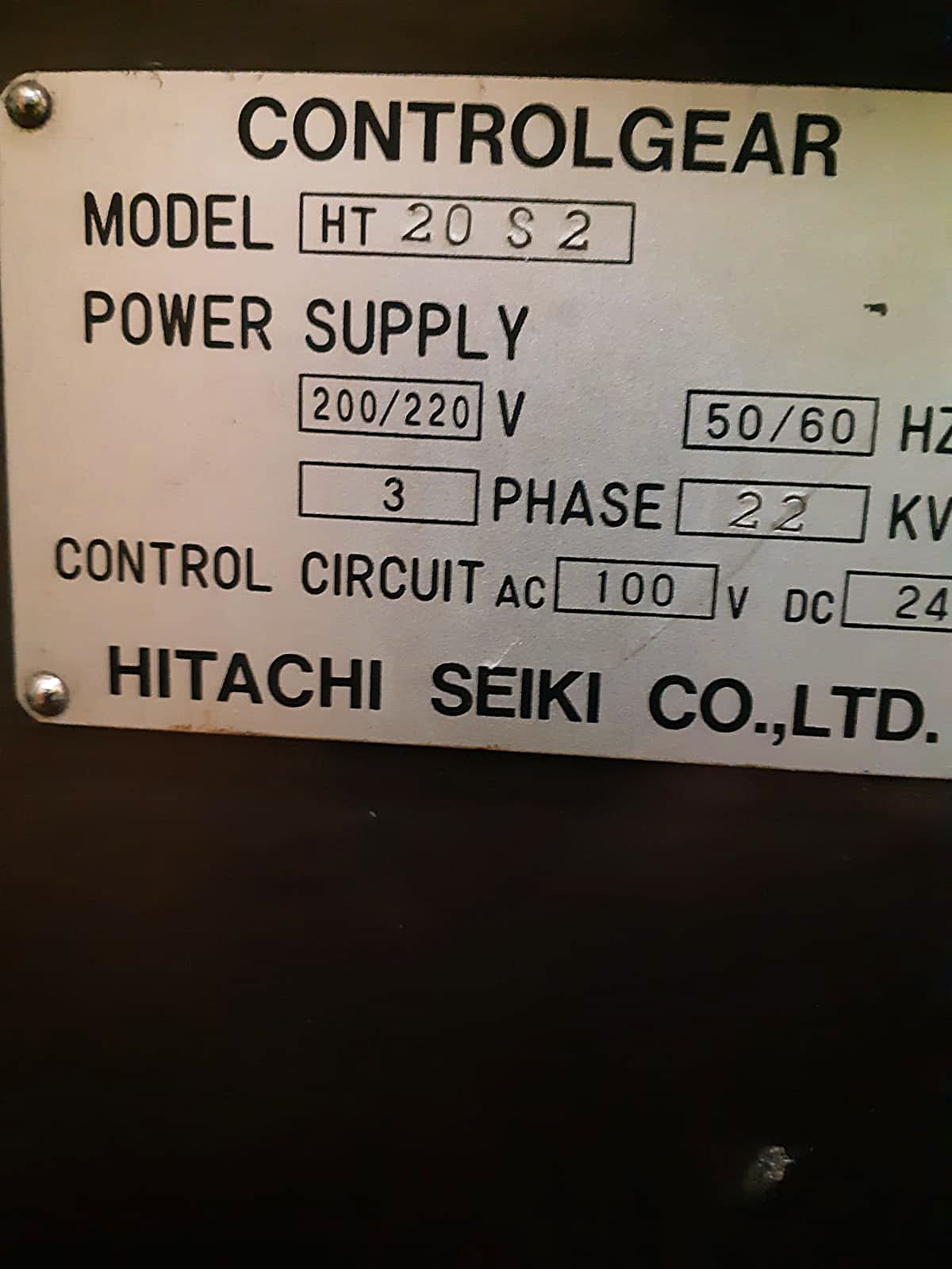Used HITACHI SEIKI HT 20S 2