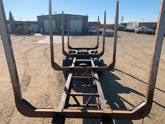 Used 2016 BWS Tridem Hay Rack Logging Trailer