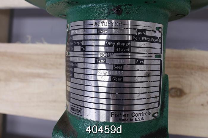Used Fisher ED 1.5" Steam Control Valve #40459