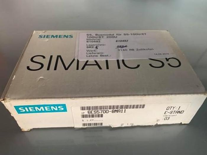 Used BUS MODULE 6ES5700-8MA11 SIMATIC S5 SIEMENS