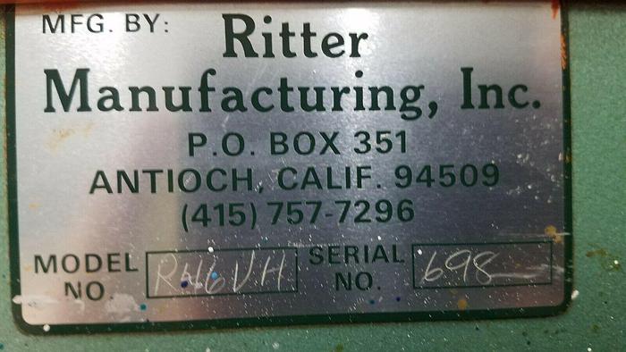 Used Ritter Model R46VH Multi Hole Bore Drill Woodworking Drilling Machine Cabinetry