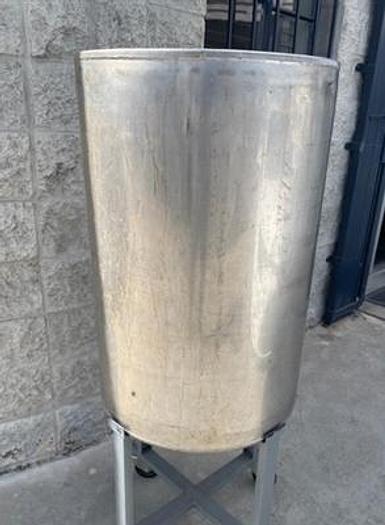 Used Tank, 50 Gallon, S/st, 22" X 32", On Casters #S744571