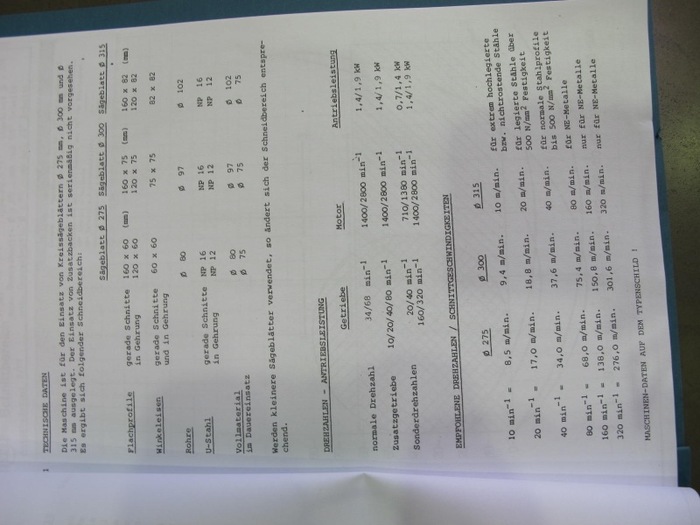 Gebraucht Kreissaege Eisele VMS II - S - PV Typ 421