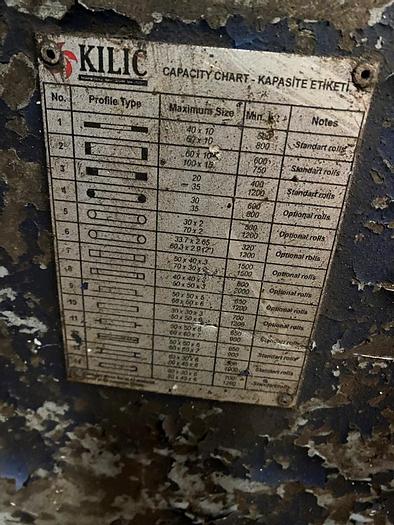 Used 2007 Kilic SW 50 Section Rolls
