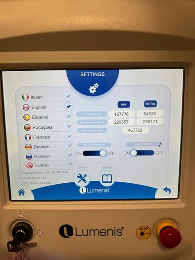 Used 2019 Lumenis Splendor X w/ Zimmer Cryo 6