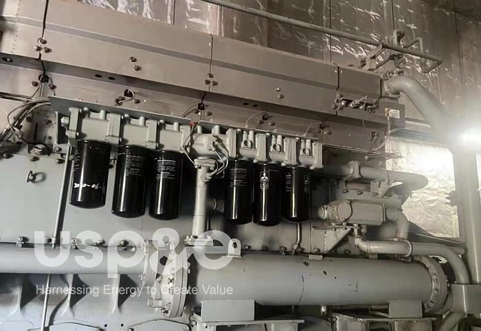 Used 1.2 MW 2006 Used Mitsubishi S6U2-PTK HFO Generator Set
