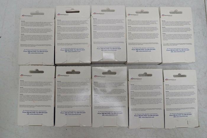 Used Lot of 10 Data Products R1467 Black/Red Compatible Ribbons, NOS