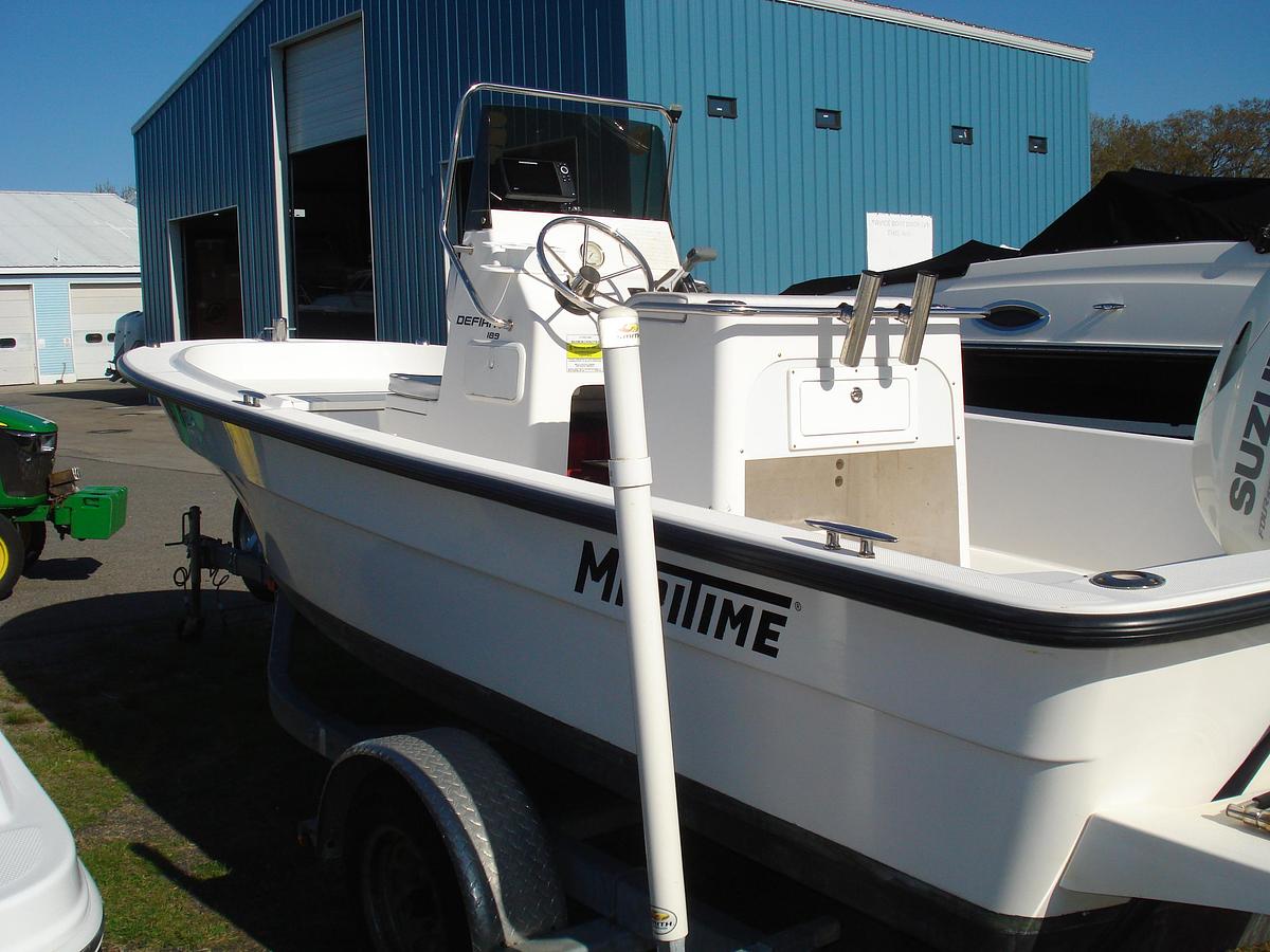 Used 2017 Maritime 189 Defiant/Suzuki 90/Tidewater trailer