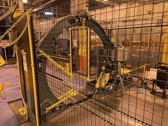 Used SIGNODE ROLL STRAPPING SYSTEM M20 AUTOMATIC 60" MAX DIAMETER MANUFACTURED 2020
