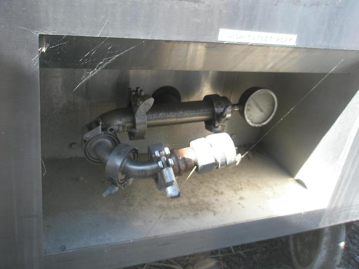 Used Cleaner, Tank, Purge System, 3 Compartment, S/st, Portable #S210295