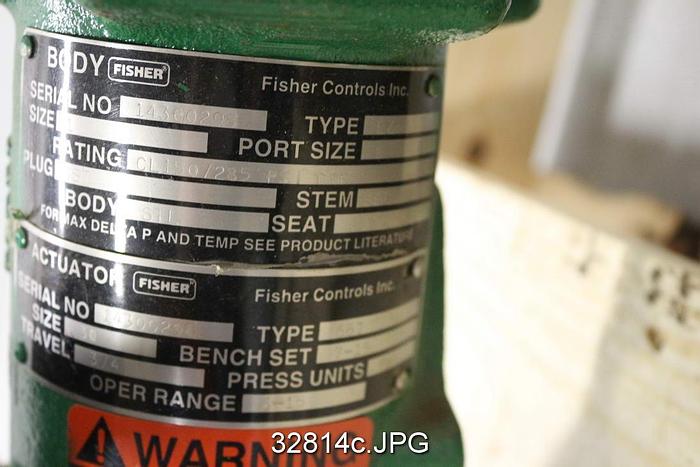 Used Fisher EZ 1" Steam Valve #32814