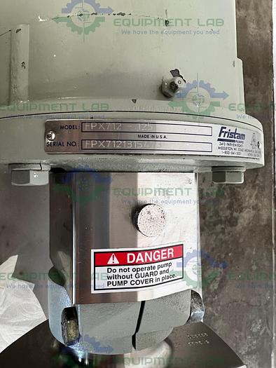 Used Pfizer Inc  FPX712 CIP Pump  Skid w/ Baldor Reliance L3606T Motor 115/230V