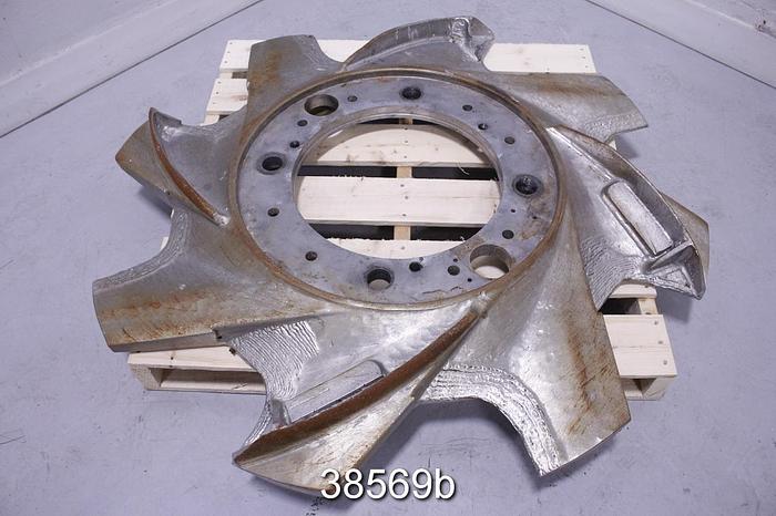 Used Black Clawson Vokes Rotor, 8 Vane, 57.5" Outer Diameter #38569