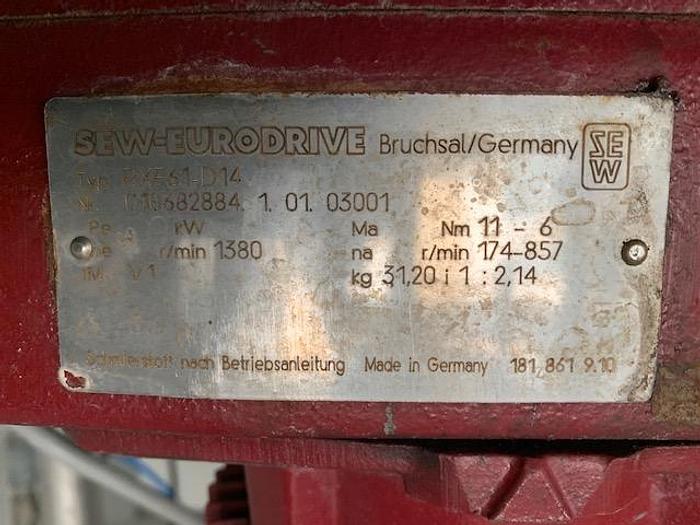 Used 600 liters rustfri procestank