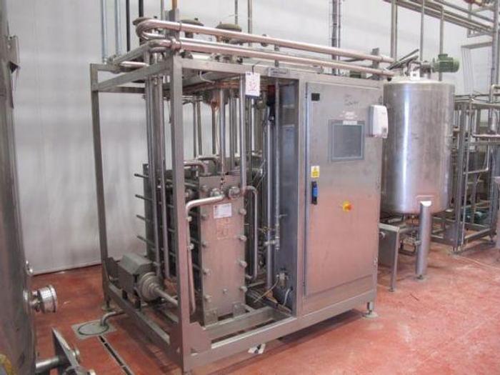 Used 2011 1,000 Litre Per Hour Skid Mounted Cream Pasteuriser