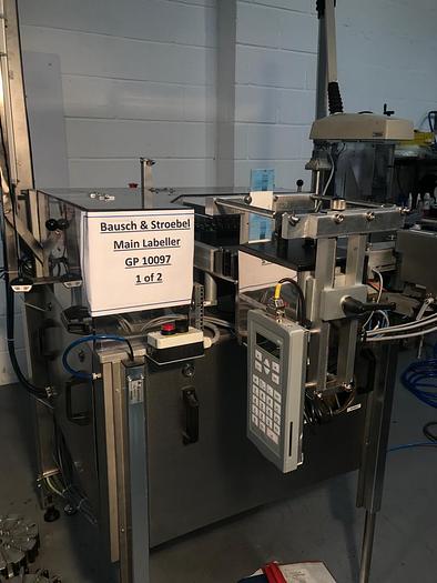 Used Bausch & Stroebel Vial & Ampoule Labeller