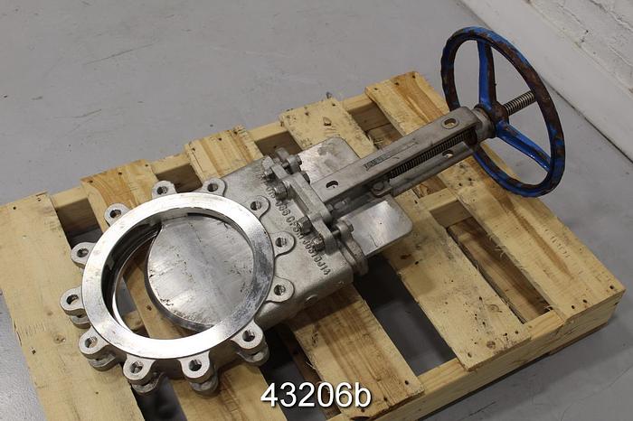 Used Velan 10" Hand Operated Knife Gate Valve #43206